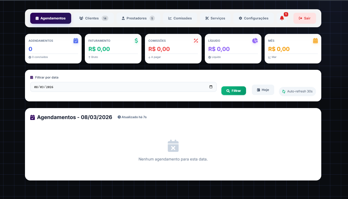 Sistema de Agendamento Online – Completo e Profissional