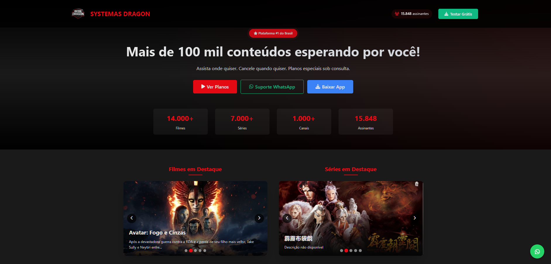 SCRIPT SITE DE IPTV COMPLETO COM PAINEL ADM